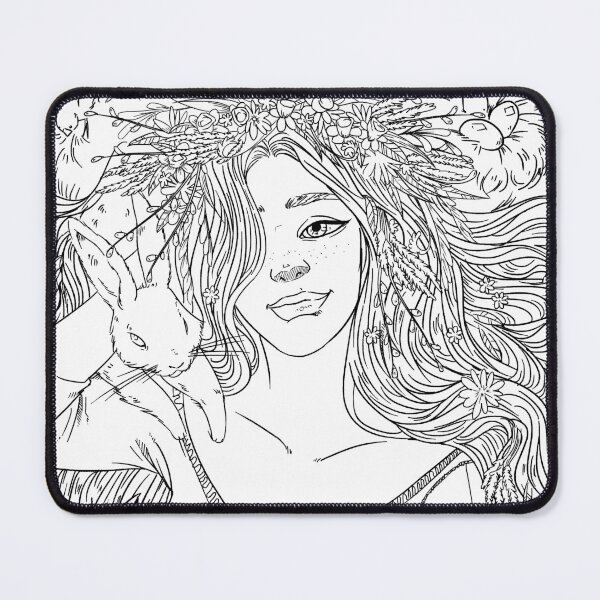 Item preview, Lineart Sabbath Ostara - witchcraft wicca altar decoration designed and sold by CuriosumArt.