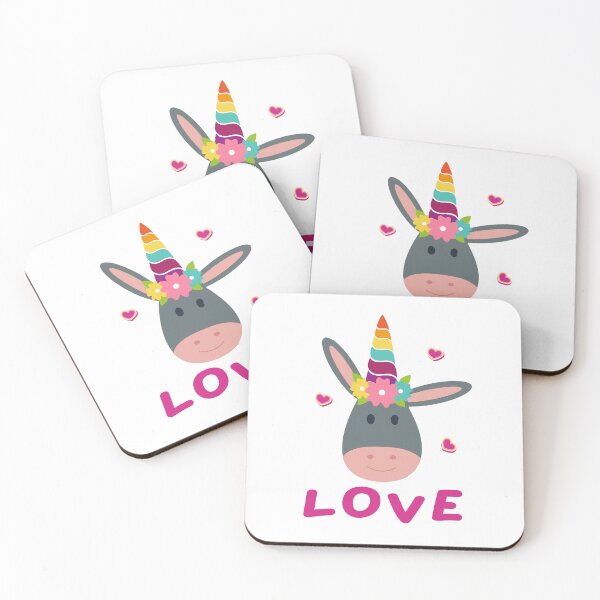 Item preview, Unicorn Donkey Love designed and sold by SusySell.