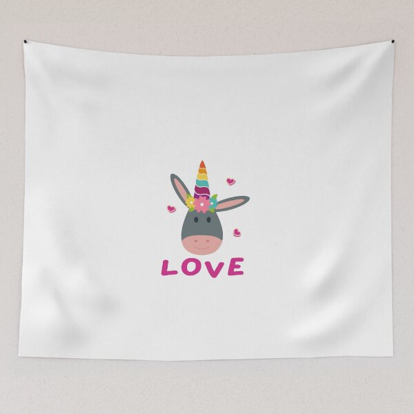 Item preview, Unicorn Donkey Love designed and sold by SusySell.
