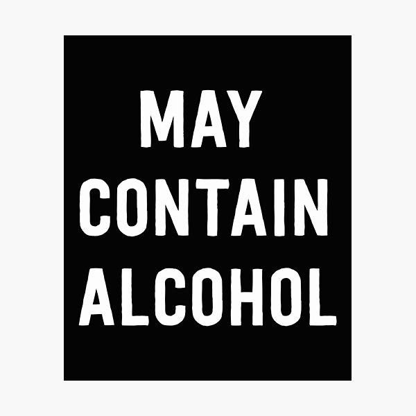 Item preview, May contain alcohol designed and sold by Fiscraftland.