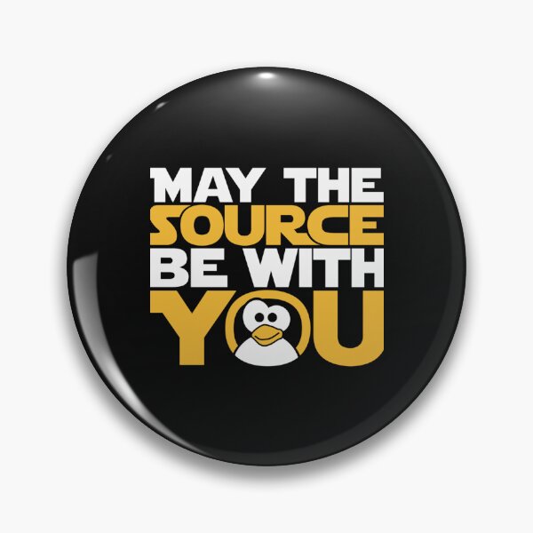 Item preview, May The Source Be With You  Tux Edition designed and sold by Fiscraftland.