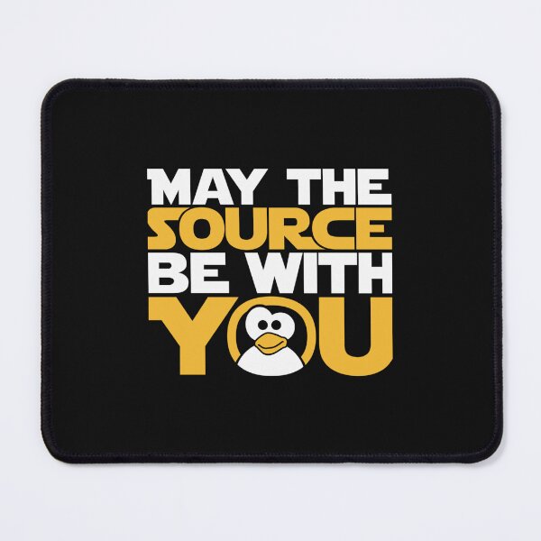 Item preview, May The Source Be With You  Tux Edition designed and sold by Fiscraftland.
