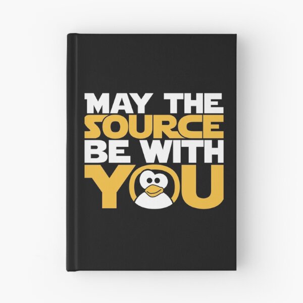 Item preview, May The Source Be With You  Tux Edition designed and sold by Fiscraftland.