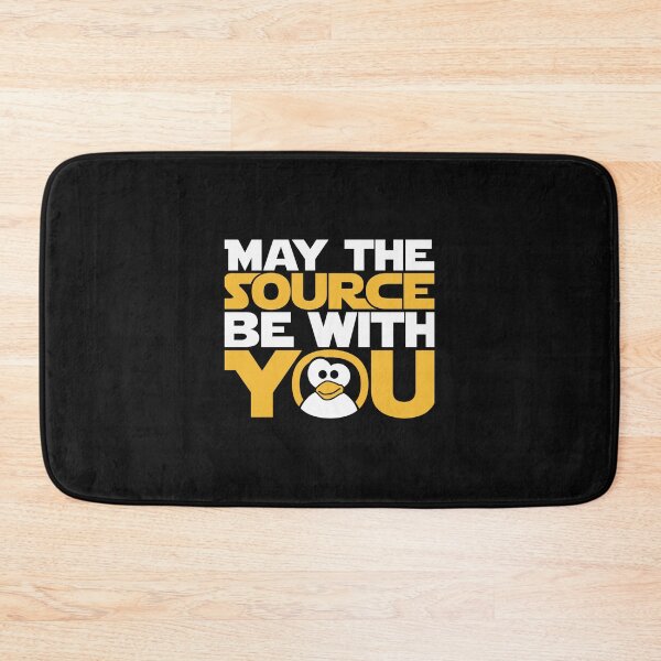 Item preview, May The Source Be With You  Tux Edition designed and sold by Fiscraftland.