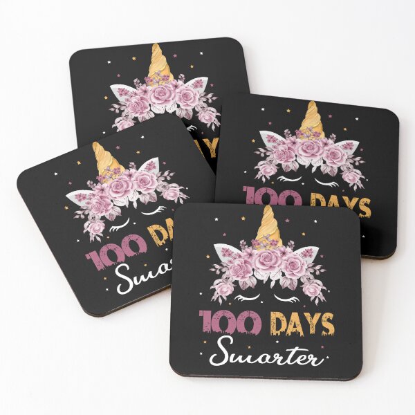 Artikelvorschau, 100. Schultag Unicorn Girls 100 Days Smarter Geschenk entworfen und verkauft von LUXE SHIRT.