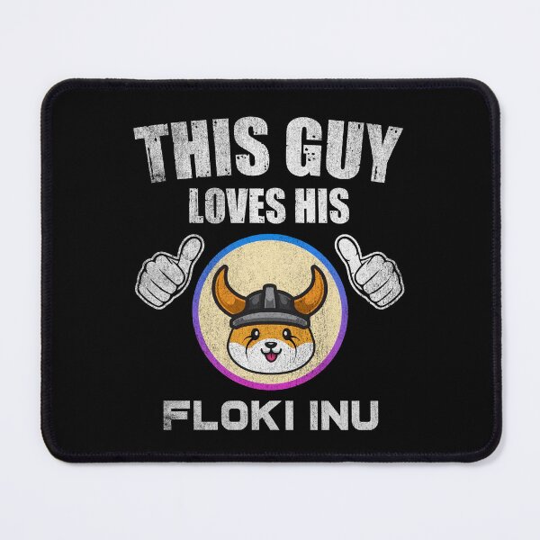 Item preview, This Guy Loves His Floki Inu Coin Valentine Crypto Token Blockchain Wallet designed and sold by EarlineCormier.