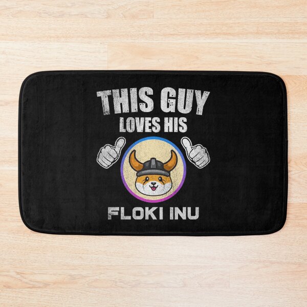 Item preview, This Guy Loves His Floki Inu Coin Valentine Crypto Token Blockchain Wallet designed and sold by EarlineCormier.