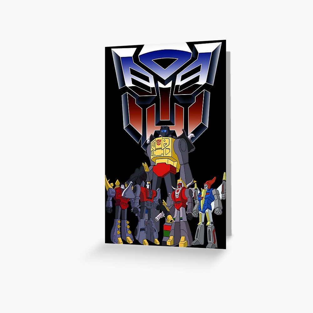 "The dinobots autobots transformers g1 cartoon" Greeting Card by Alastair42 Redbubble