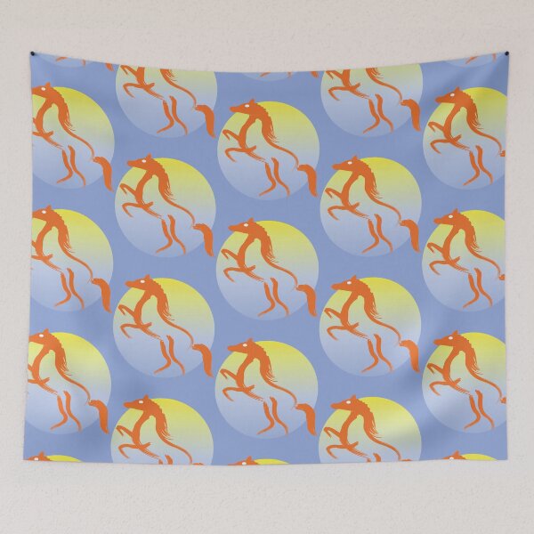 Item preview, super buff horse illustration 2020   designed and sold by RuffledPine.