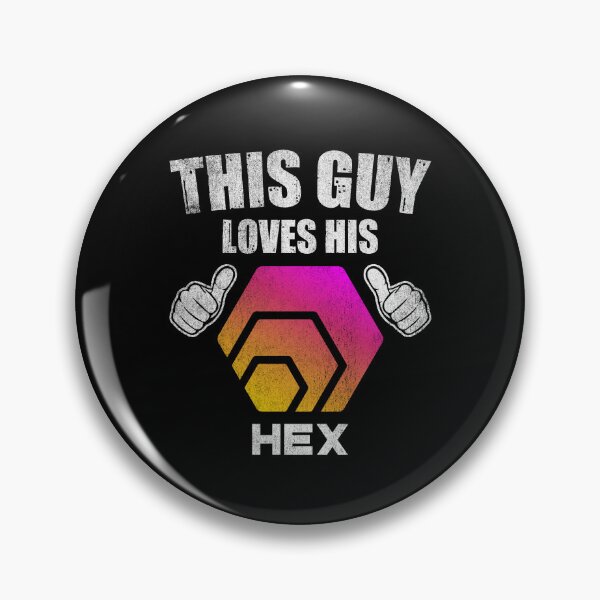 Item preview, This Guy Loves His HEX Coin Valentine Crypto Token Blockchain Wallet designed and sold by EarlineCormier.