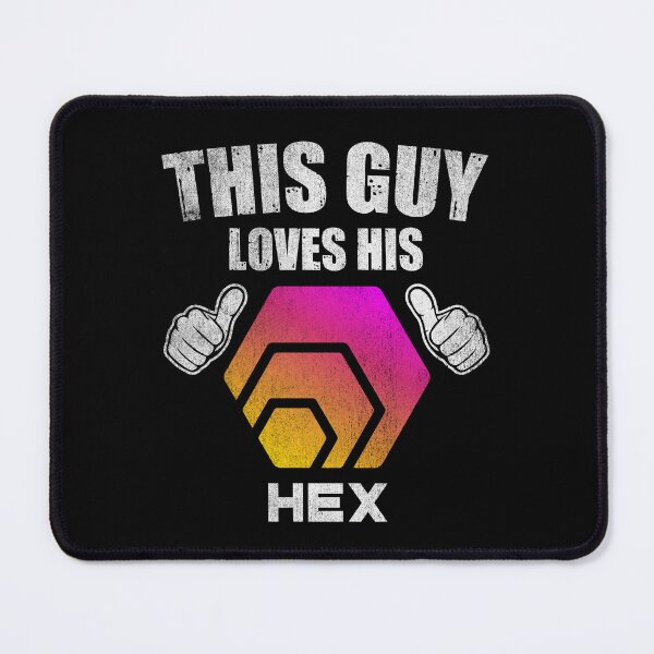 Item preview, This Guy Loves His HEX Coin Valentine Crypto Token Blockchain Wallet designed and sold by EarlineCormier.