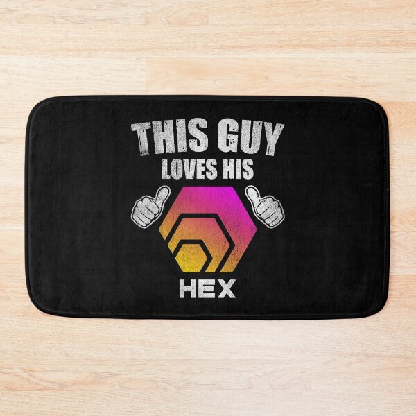 Item preview, This Guy Loves His HEX Coin Valentine Crypto Token Blockchain Wallet designed and sold by EarlineCormier.