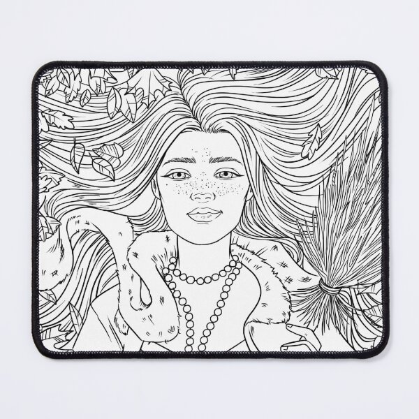 Item preview, Lineart Sabbath Mabon - witchcraft wicca altar decoration designed and sold by CuriosumArt.