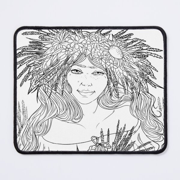 Item preview, Lineart Sabbath Lammas - witchcraft wicca altar decoration designed and sold by CuriosumArt.