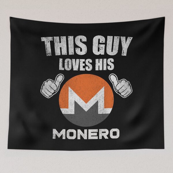 Item preview, This Guy Loves His Monero XMR Coin Valentine Crypto Token Blockchain Wallet designed and sold by EarlineCormier.
