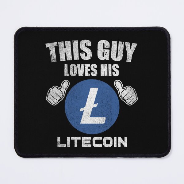Item preview, This Guy Loves His Litecoin LTC Coin Valentine Crypto Token Blockchain Wallet designed and sold by EarlineCormier.