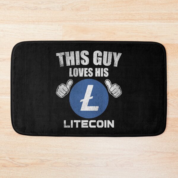 Item preview, This Guy Loves His Litecoin LTC Coin Valentine Crypto Token Blockchain Wallet designed and sold by EarlineCormier.