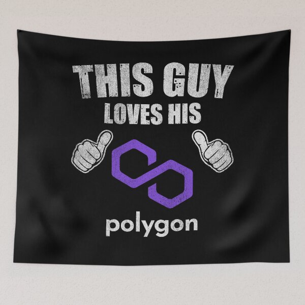 Item preview, This Guy Loves His Polygon Matic Coin Valentine Crypto Token Blockchain Wallet designed and sold by EarlineCormier.