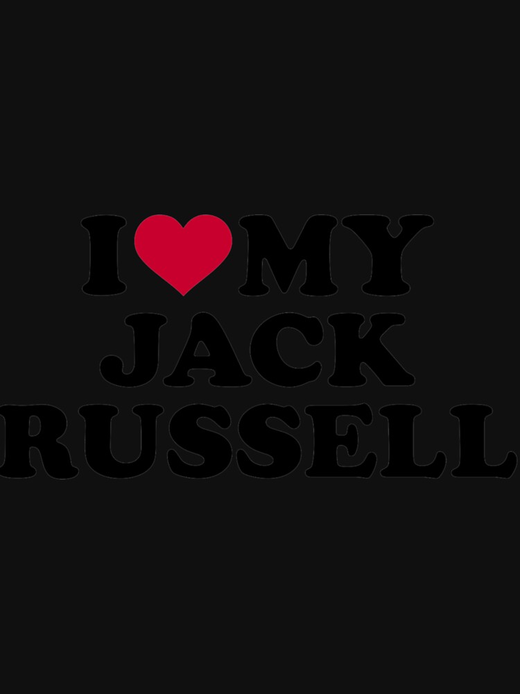 Thumbnail 7 of 7, Essential T-Shirt, I love my Jack Russell Sticker designed and sold by TimZwirner.