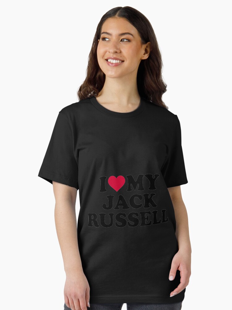 Thumbnail 2 of 7, Essential T-Shirt, I love my Jack Russell Sticker designed and sold by TimZwirner.