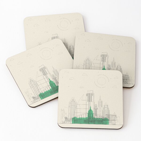 Item preview, Abstract City Posters: Austin, Texas designed and sold by A Deniz Akerman.