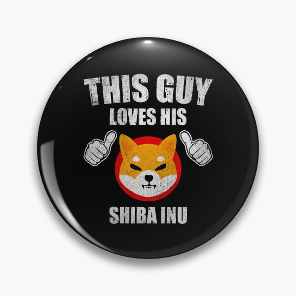 Item preview, This Guy Loves His Shiba Inu SHIB Coin Valentine Crypto Token Blockchain Wallet designed and sold by EarlineCormier.