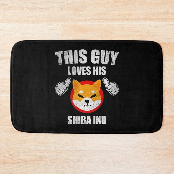 Item preview, This Guy Loves His Shiba Inu SHIB Coin Valentine Crypto Token Blockchain Wallet designed and sold by EarlineCormier.
