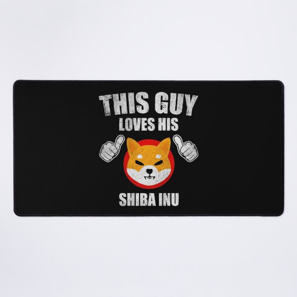 Item preview, This Guy Loves His Shiba Inu SHIB Coin Valentine Crypto Token Blockchain Wallet designed and sold by EarlineCormier.