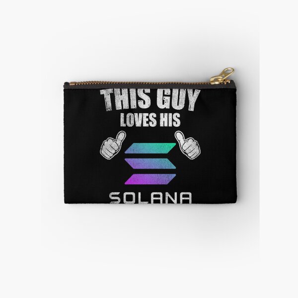 Item preview, This Guy Loves His Solana SOL Coin Valentine Crypto Token Blockchain Wallet designed and sold by EarlineCormier.