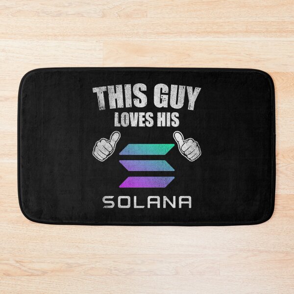 Item preview, This Guy Loves His Solana SOL Coin Valentine Crypto Token Blockchain Wallet designed and sold by EarlineCormier.