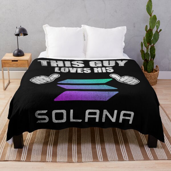 Item preview, This Guy Loves His Solana SOL Coin Valentine Crypto Token Blockchain Wallet designed and sold by EarlineCormier.