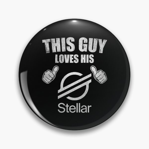 Item preview, This Guy Loves His Stellar XLM Coin Valentine Crypto Token Blockchain Wallet designed and sold by EarlineCormier.