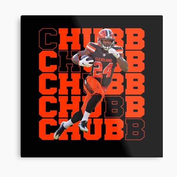 Limited Women's Nick Chubb Pink Jersey - #24 Football Cleveland