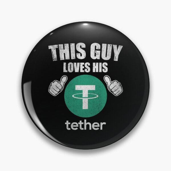 Item preview, This Guy Loves His Tether USDT Coin Valentine Crypto Token Blockchain Wallet designed and sold by EarlineCormier.