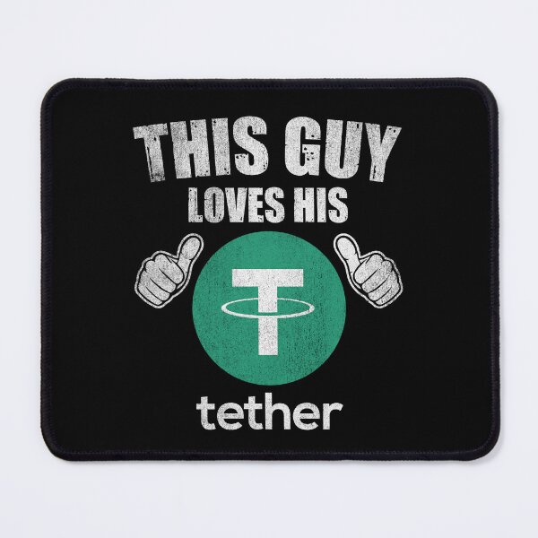 Item preview, This Guy Loves His Tether USDT Coin Valentine Crypto Token Blockchain Wallet designed and sold by EarlineCormier.