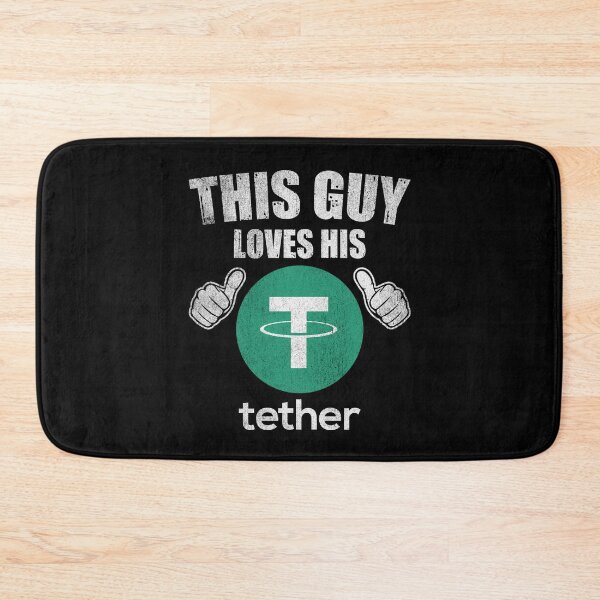 Item preview, This Guy Loves His Tether USDT Coin Valentine Crypto Token Blockchain Wallet designed and sold by EarlineCormier.