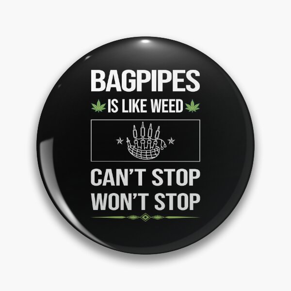 Item preview, Funny Can't Stop Bagpipe Bagpipes Bagpiper designed and sold by ArydeaNoriega.