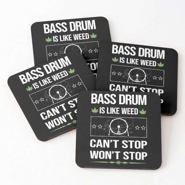 Item preview, Funny Can't Stop Bass Drum designed and sold by ArydeaNoriega.