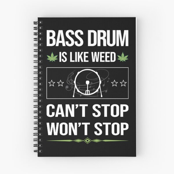 Item preview, Funny Can't Stop Bass Drum designed and sold by ArydeaNoriega.