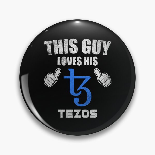 Item preview, This Guy Loves His Tezos XTZ Coin Valentine Crypto Token Blockchain Wallet designed and sold by EarlineCormier.