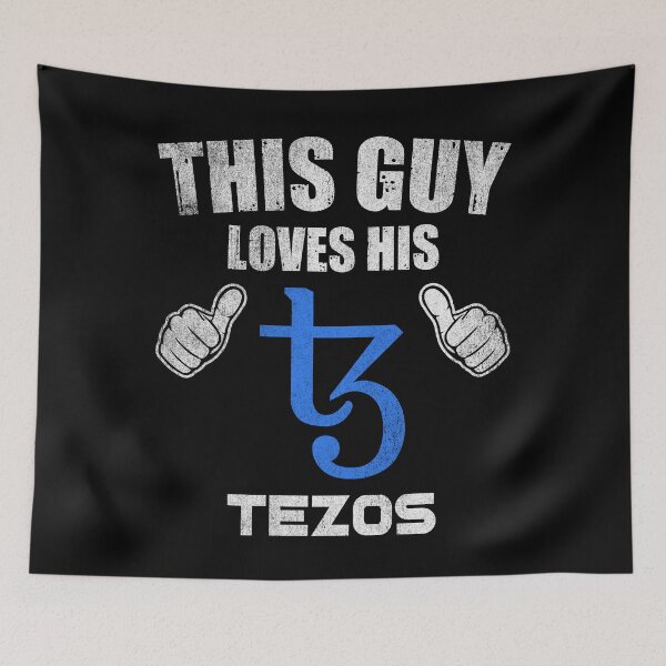 Item preview, This Guy Loves His Tezos XTZ Coin Valentine Crypto Token Blockchain Wallet designed and sold by EarlineCormier.