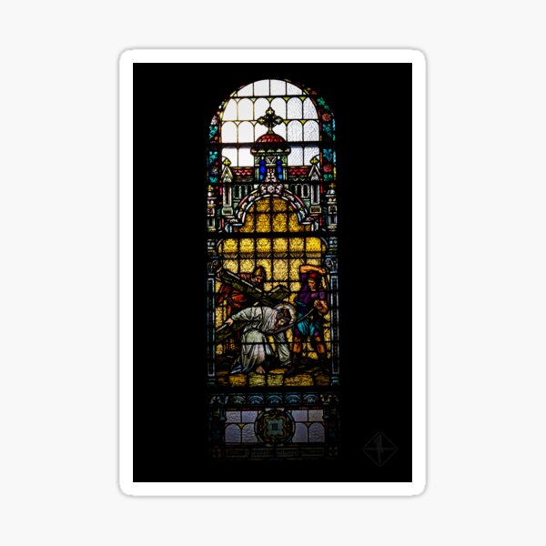 Colorful Church window Sticker
