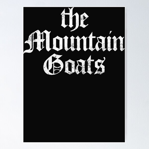Item preview, Les chèvres de montagne - Goths Band Logo - Black Metal Distressed Design T-shirt classique designed and sold by ChriHuggi.