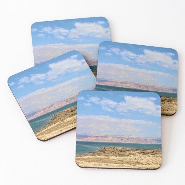 Item preview, Dead Sea landscape with red flowers spring blossom designed and sold by yul4ik80.