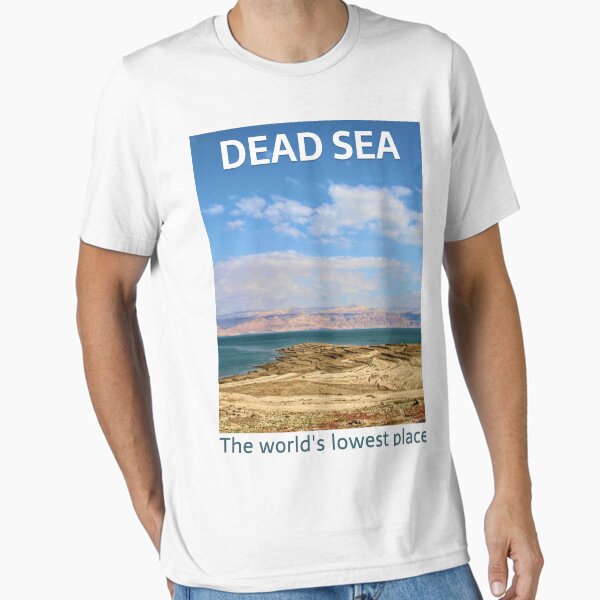 Item preview, Dead Sea landscape with red flowers spring blossom designed and sold by yul4ik80.