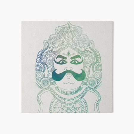 Ravan face icon evil Royalty Free Vector Image
