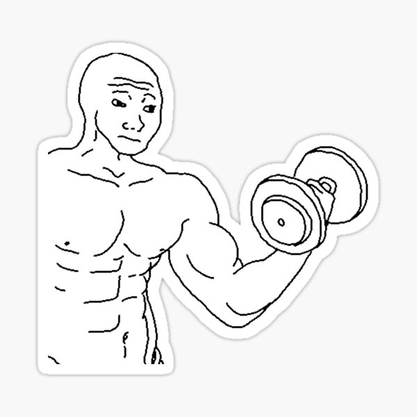 Requesting template for this chad workout meme, a transparent background  for Chad. : r/MemeTemplatesOfficial