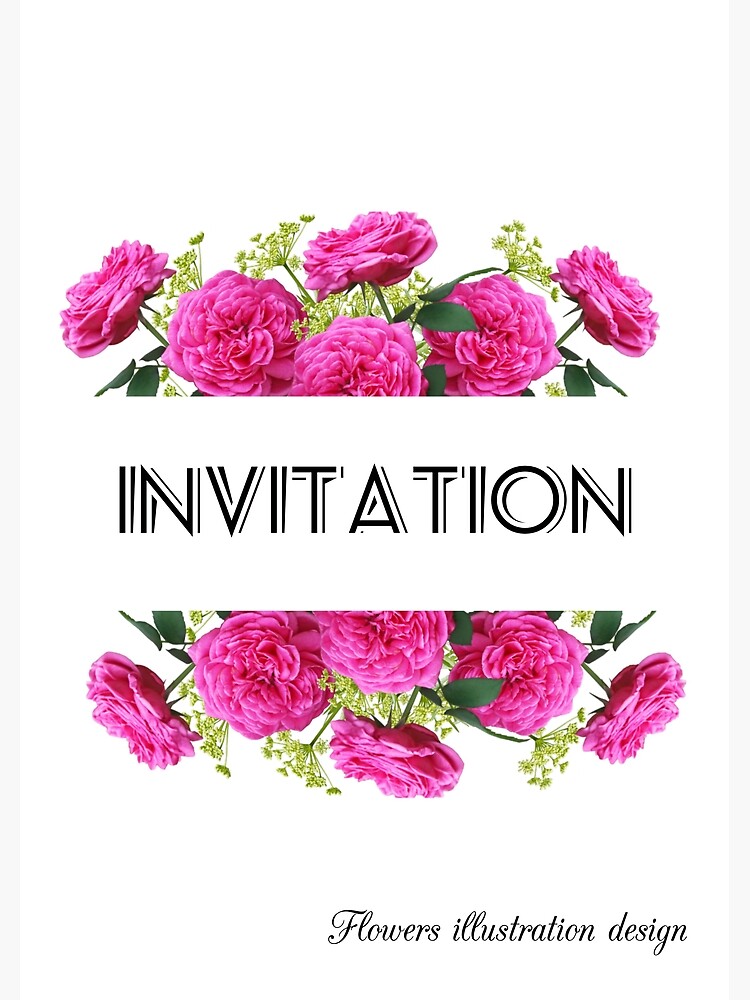 invitation-lovely-design-poster-for-sale-by-jindalint-redbubble