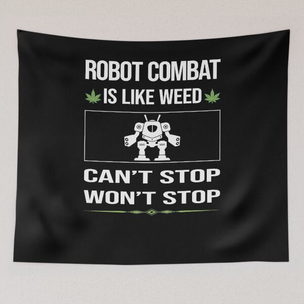 Item preview, Funny Can't Stop Robot Combat Robots designed and sold by FulviaContreras.