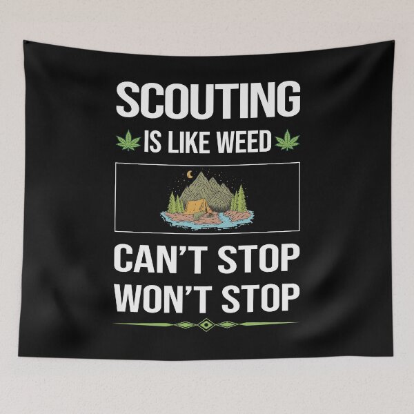 Item preview, Funny Can't Stop Scouting Scout Scouts designed and sold by FulviaContreras.
